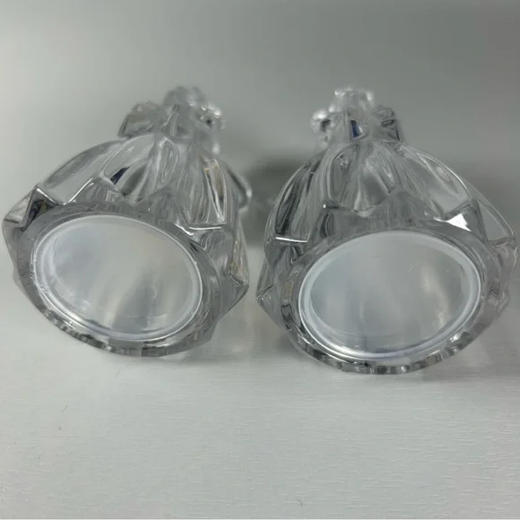 Gorham Crystal Pair of Angel Salt & Pepper Shakers Germany Christmas Vintage - Picture 6 of 6